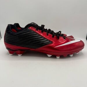 NIKE VAPOR SPEED LOW TD FOOTBALL CLEATS MENS SIZE 12 RED/BLACK 643152-610